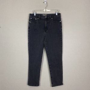 Madewell the perfect vintage jean black jeans